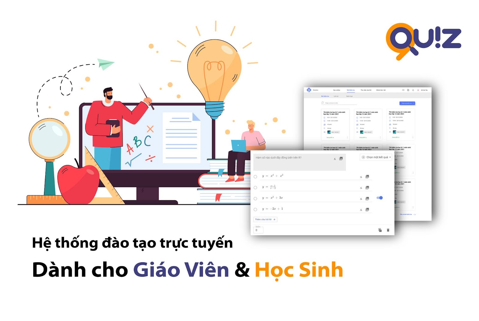 NineQuiz - Vì sao nên sử dụng phần mềm thi trắc nghiệm trực tuyến?