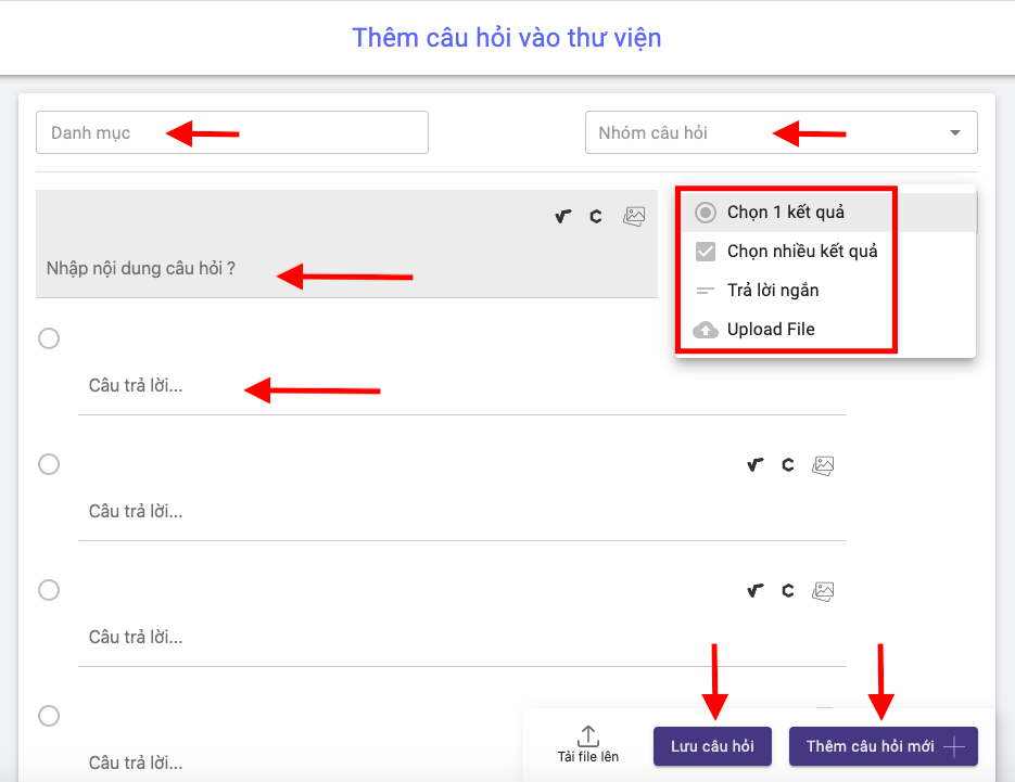 Tạo và chia sẻ thư viện câu hỏi môn lịch sử với Ninequiz