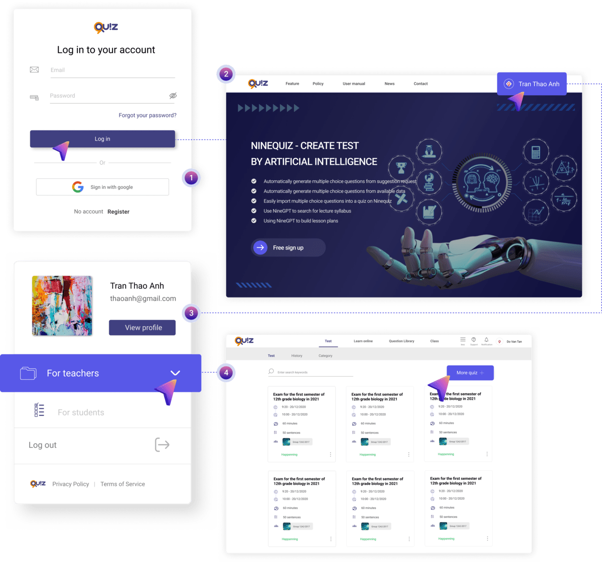 Cách tạo đề trắc nghiệm tiếng Anh